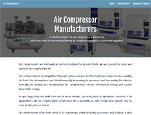 Tablet Screenshot of aircompressormanufacturers.org